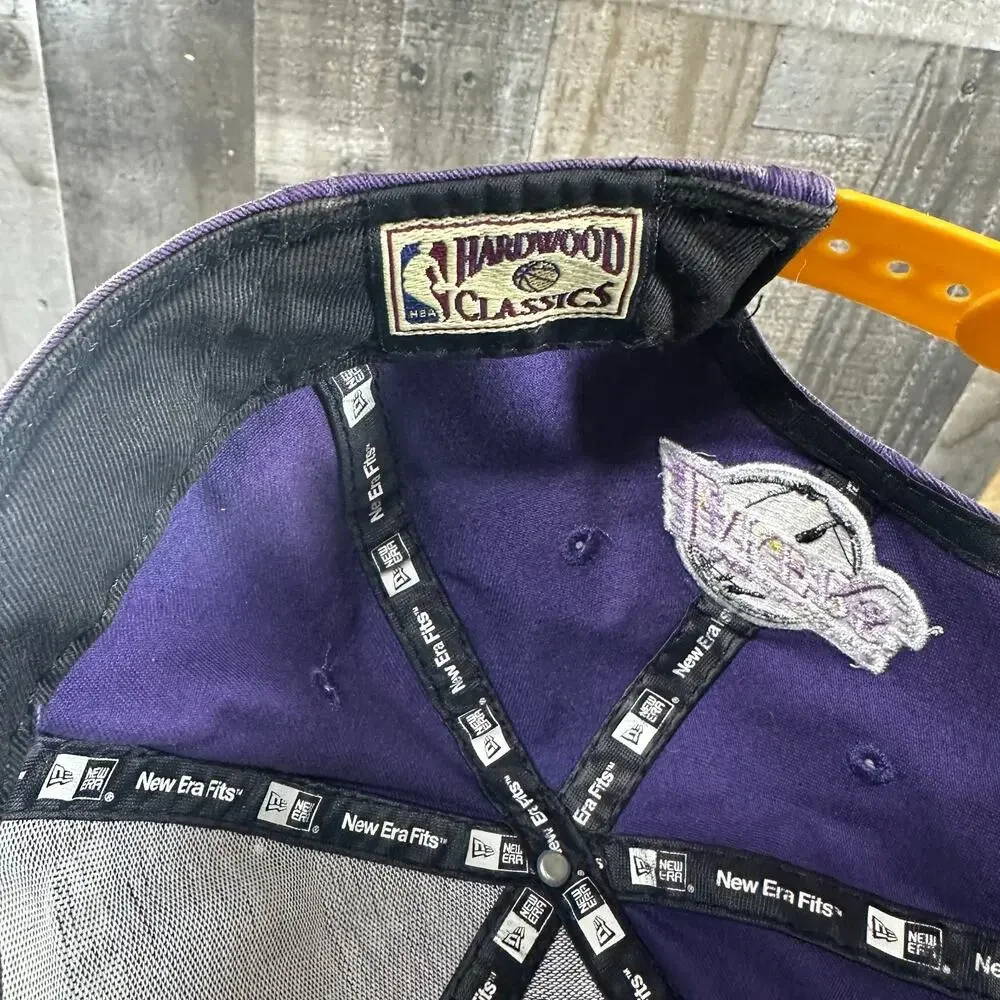 NBA‎ Los Angeles Lakers SnapBack Hat Cap New Era Purple Hardwood Classics